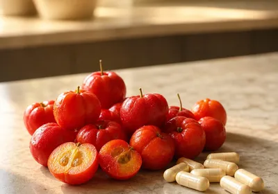 Complément alimentaire de acérola