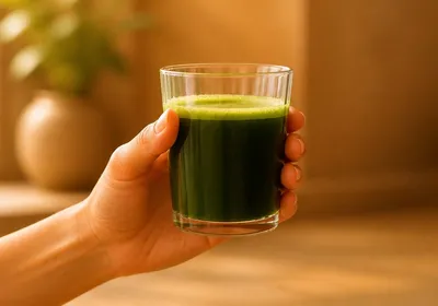 Boisson de chlorophylle