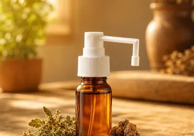 Spray pour la gorge de propolis