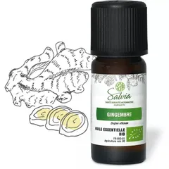 Huile Essentielle de Gingembre Bio